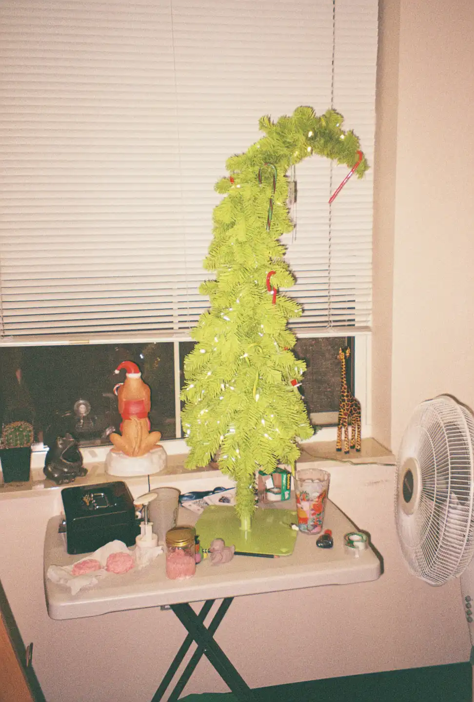 College Dorm Christmas Tree