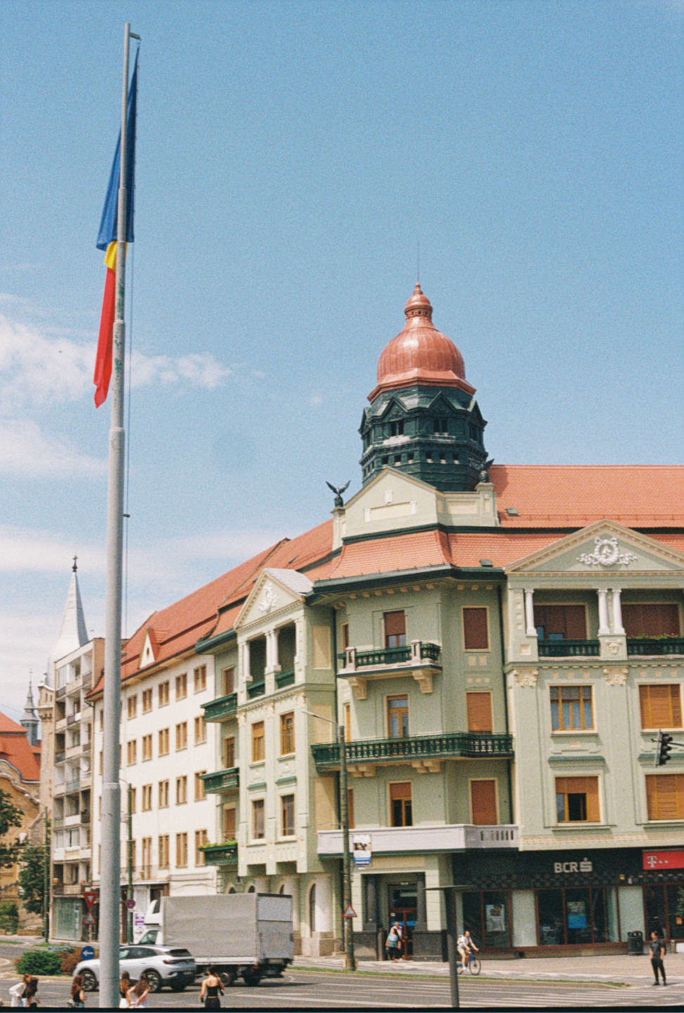 Romanian Flagpole