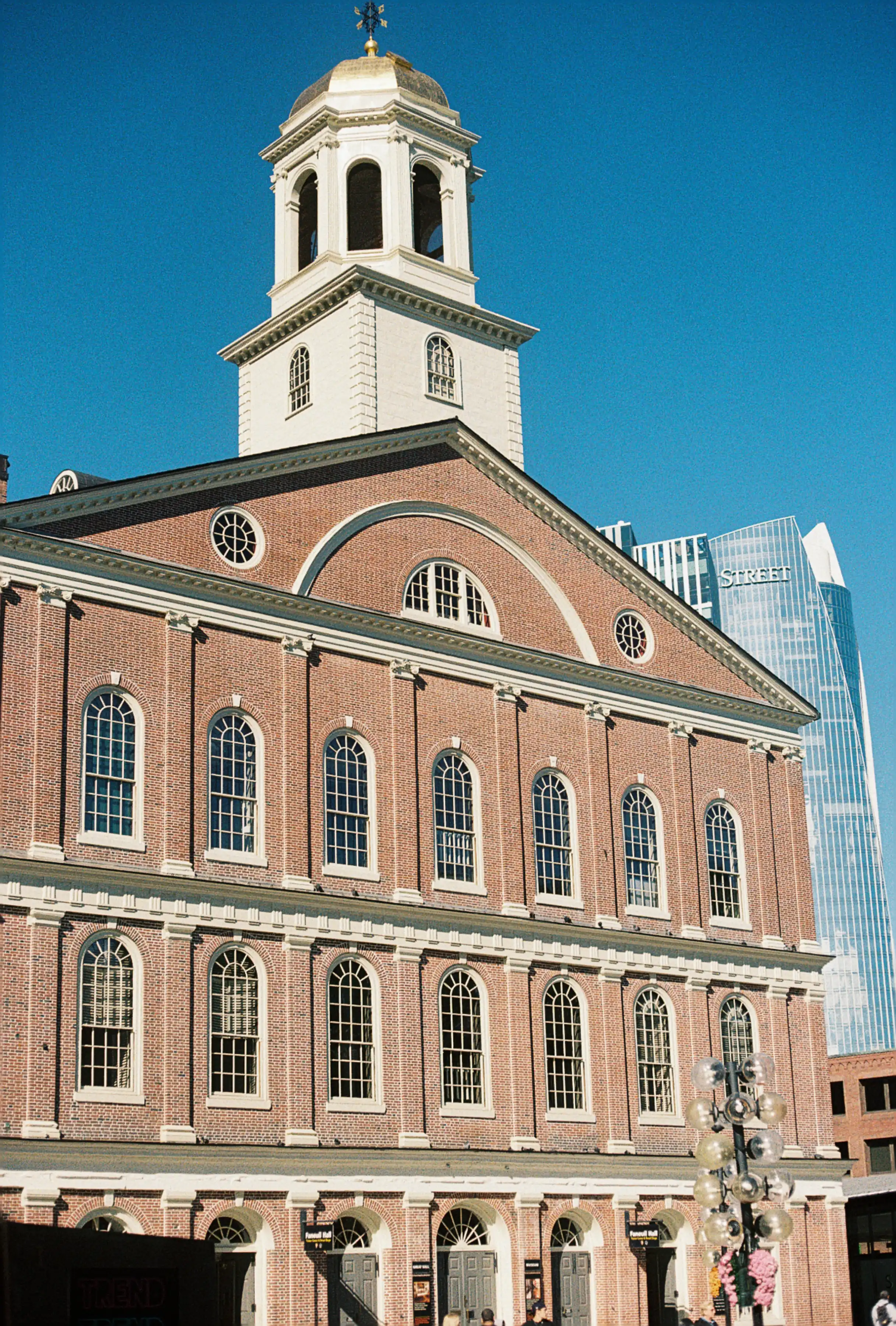 Outside Faneuil Hall